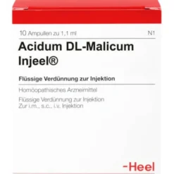 ACIDUM DL-malicum Injeel Ampullen 10 St
