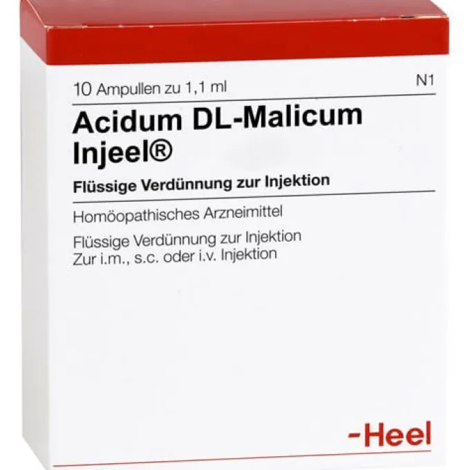 ACIDUM DL-malicum Injeel Ampullen 10 St