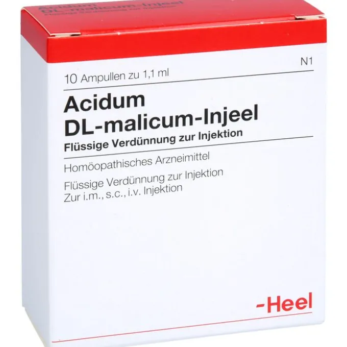 ACIDUM DL-malicum Injeel Ampullen 10 St