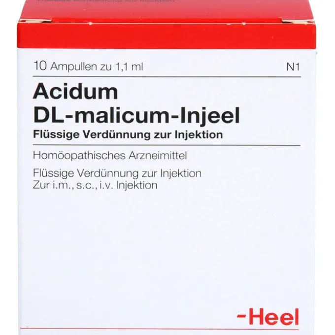 ACIDUM DL-malicum Injeel Ampullen 10 St