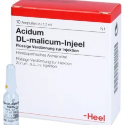 ACIDUM DL-malicum Injeel Ampullen 10 St