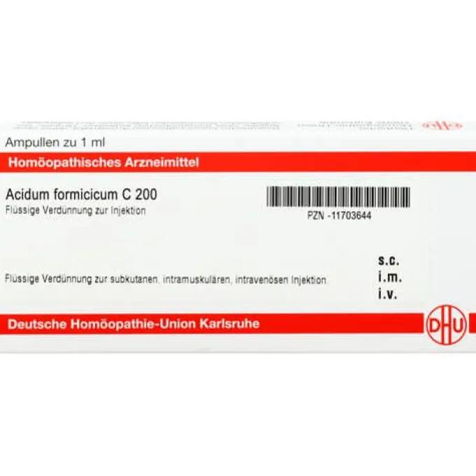 ACIDUM FORMICICUM C 200 Ampullen 8X1 ml