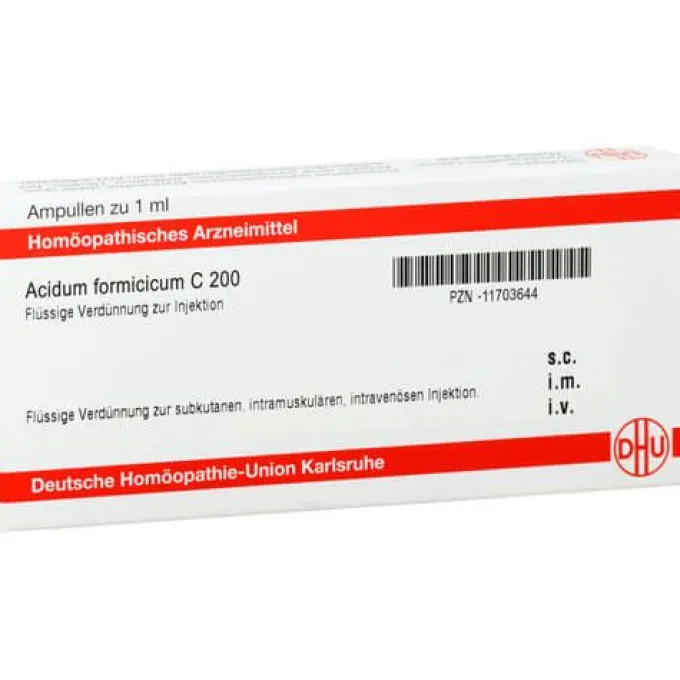 ACIDUM FORMICICUM C 200 Ampullen 8X1 ml