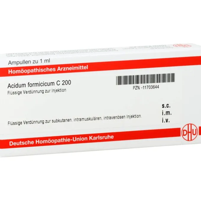ACIDUM FORMICICUM C 200 Ampullen 8X1 ml