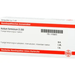 ACIDUM FORMICICUM D 200 Ampullen 8X1 ml