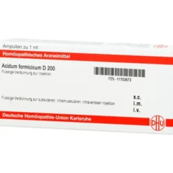 ACIDUM FORMICICUM D 200 Ampullen 8X1 ml