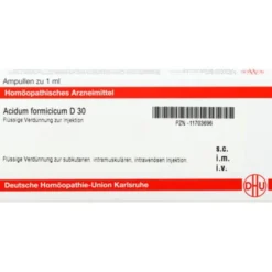 ACIDUM FORMICICUM D 30 Ampullen 8X1 ml