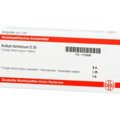 ACIDUM FORMICICUM D 30 Ampullen 8X1 ml