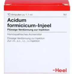 ACIDUM FORMICICUM INJEEL Ampullen 10 St