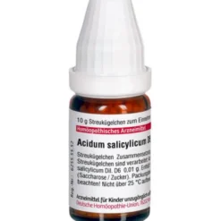 ACIDUM SALICYLICUM D 6 Globuli 10 g