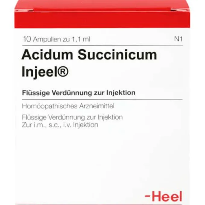 ACIDUM SUCCINICUM INJEEL Ampullen 10 St