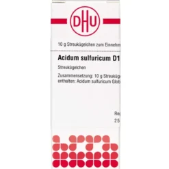 ACIDUM SULFURICUM D 12 Globuli 10 g