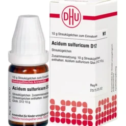 ACIDUM SULFURICUM D 12 Globuli 10 g