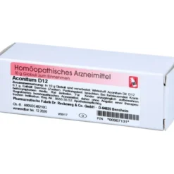 ACONITUM D 12 Globuli 10 g