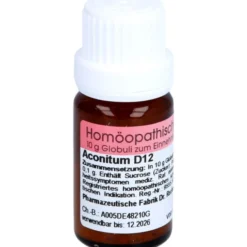 ACONITUM D 12 Globuli 10 g