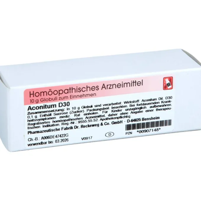 ACONITUM D 30 Globuli 10 g