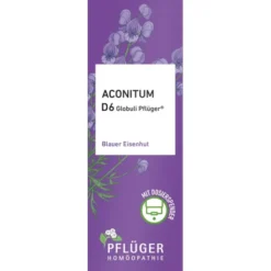 ACONITUM D 6 Globuli Pflüger Globulispender 10 g