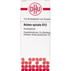 ACTAEA SPICATA D 12 Globuli 10 g