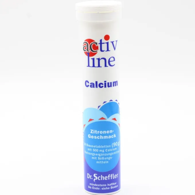 ACTIVLINE Calcium Zitrone Brausetabletten 20 Stück