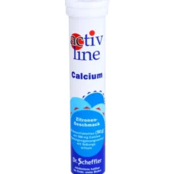 ACTIVLINE Calcium Zitrone Brausetabletten 20 Stück