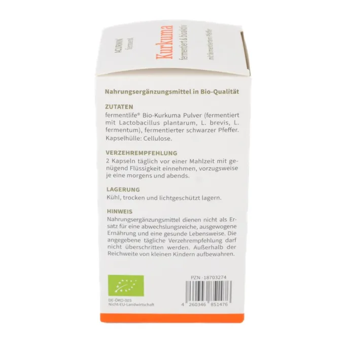 ACURMIN Ferment Kurkuma Pfeffer Kapseln 60 Stück