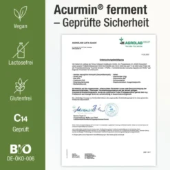 ACURMIN Ferment Kurkuma Pfeffer Kapseln 60 Stück