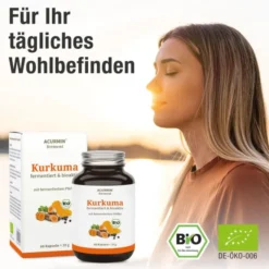 ACURMIN Ferment Kurkuma Pfeffer Kapseln 60 Stück