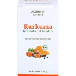 ACURMIN Ferment Kurkuma Pfeffer Kapseln 60 Stück