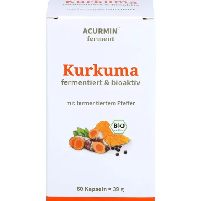 ACURMIN Ferment Kurkuma Pfeffer Kapseln 60 Stück