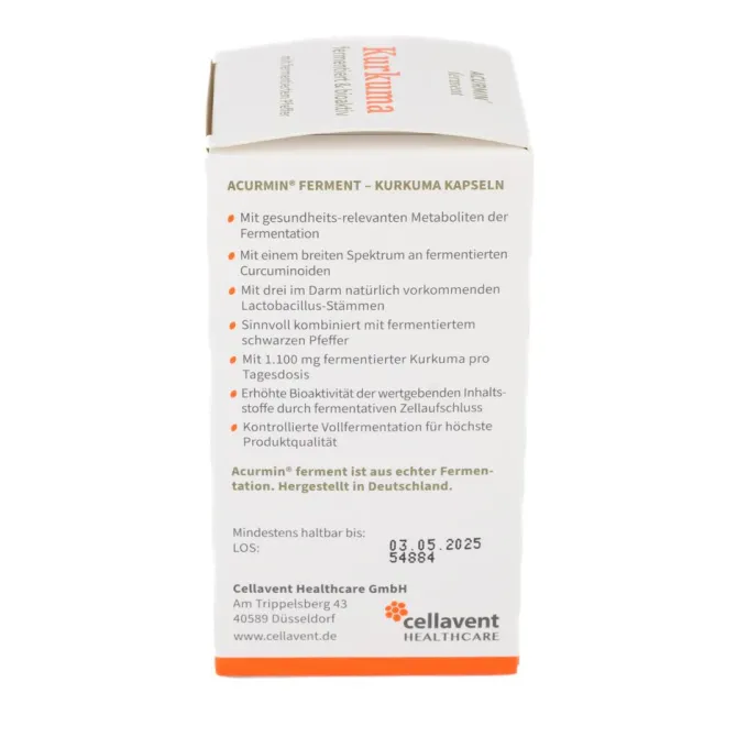ACURMIN Ferment Kurkuma Pfeffer Kapseln 60 Stück