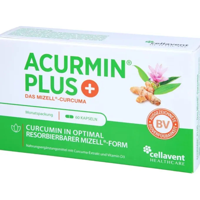 ACURMIN Plus Das Mizell-Curcuma Weichkapseln 60 Stück