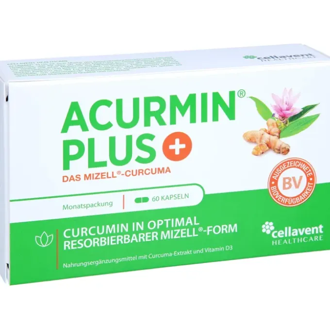 ACURMIN Plus Das Mizell-Curcuma Weichkapseln 60 Stück
