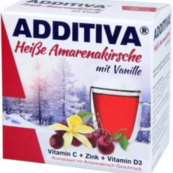 ADDITIVA heiße Amarenakirsche m.Vanil.Plv.Sachets 100 g