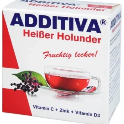ADDITIVA heißer Holunder Pulver Sachets 10 Stück