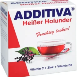 ADDITIVA heißer Holunder Pulver Sachets 10 Stück