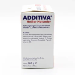 ADDITIVA heißer Holunder Pulver Sachets 10 Stück