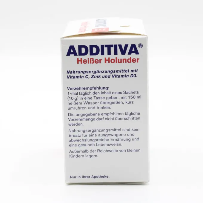 ADDITIVA heißer Holunder Pulver Sachets 10 Stück