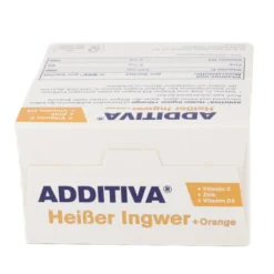 ADDITIVA heißer Ingwer+Orange Pulver Sachets 120 g