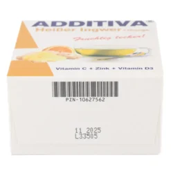 ADDITIVA heißer Ingwer+Orange Pulver Sachets 120 g