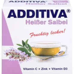 ADDITIVA heißer Salbei Pulver Sachets 120 g