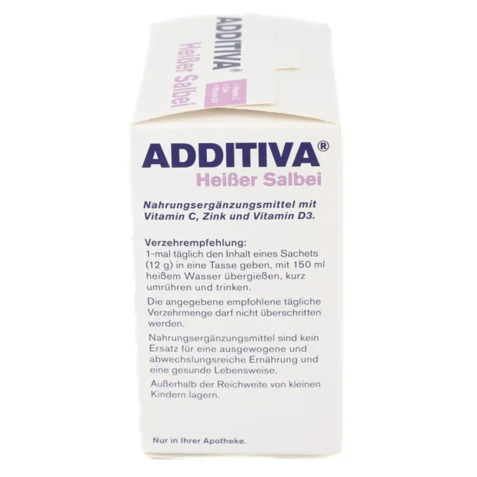 ADDITIVA heißer Salbei Pulver Sachets 120 g