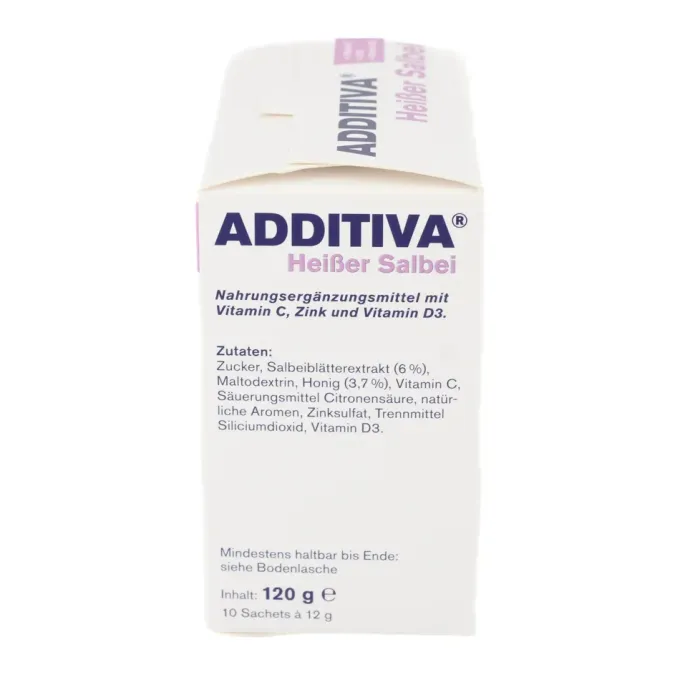 ADDITIVA heißer Salbei Pulver Sachets 120 g