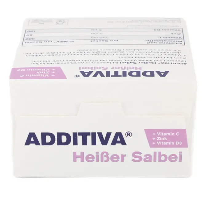 ADDITIVA heißer Salbei Pulver Sachets 120 g