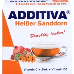 ADDITIVA heißer Sanddorn Pulver Sachets 100 g