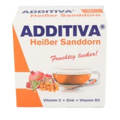 ADDITIVA heißer Sanddorn Pulver Sachets 100 g