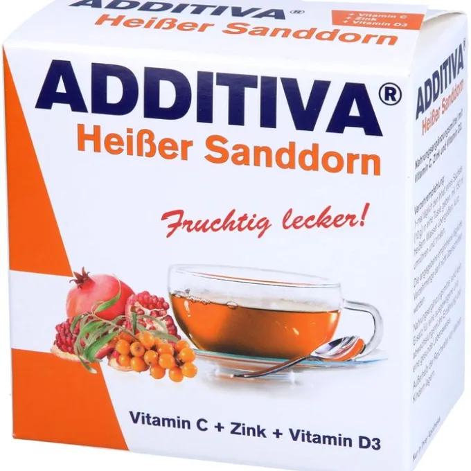 ADDITIVA heißer Sanddorn Pulver Sachets 100 g