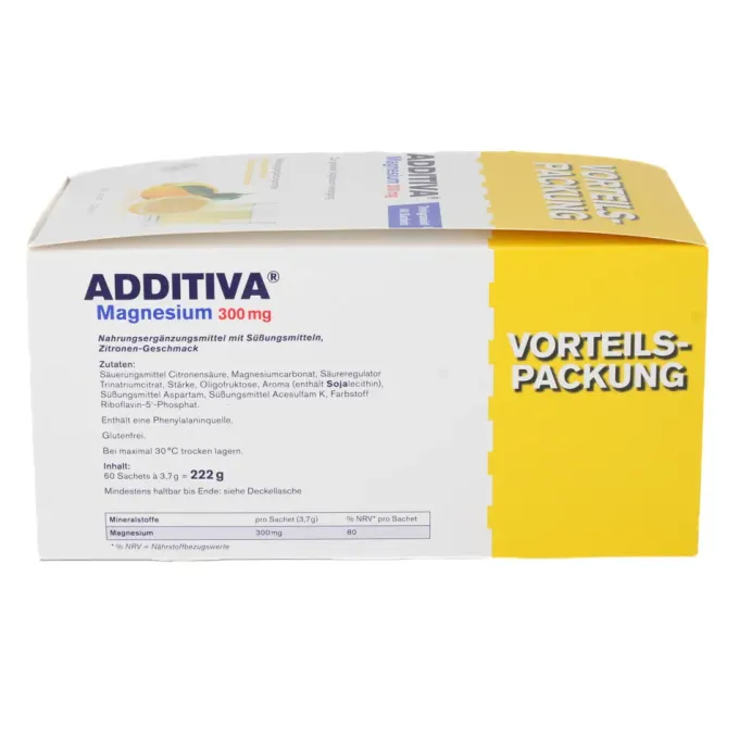 ADDITIVA Magnesium 300 mg N Sachets 60 Stück