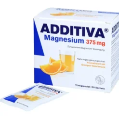 ADDITIVA Magnesium 375 mg Sachets Orange 20 Stück