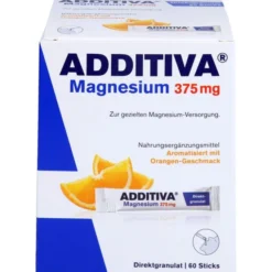 ADDITIVA Magnesium 375 mg Sticks 60 Stück