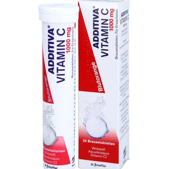 ADDITIVA Vitamin C Brausetabletten 20 St